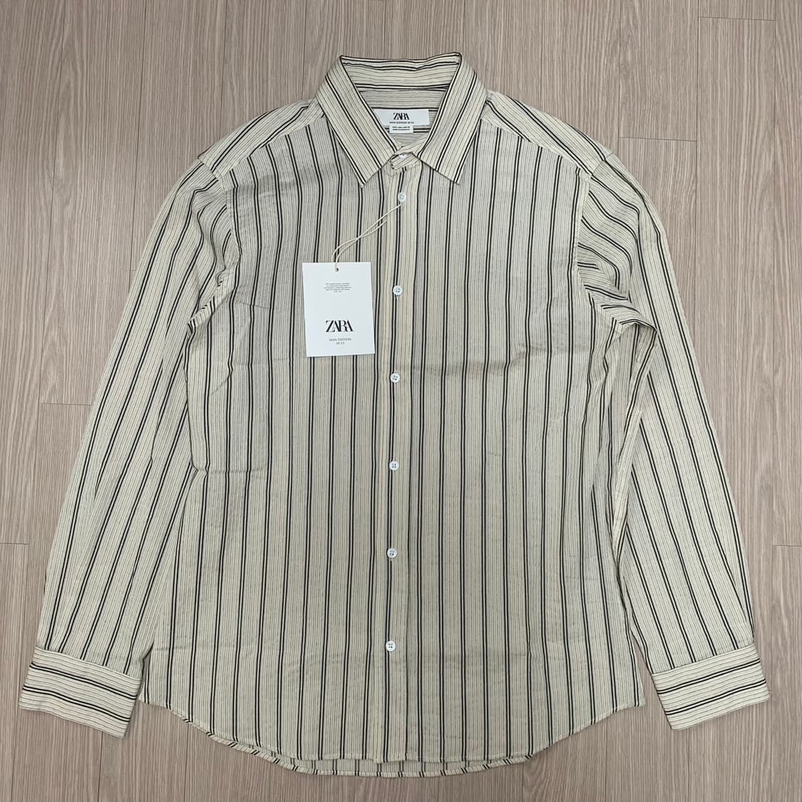 자라 스트라이프 자카드 셔츠 LIMITED EDITION 상품이미지8