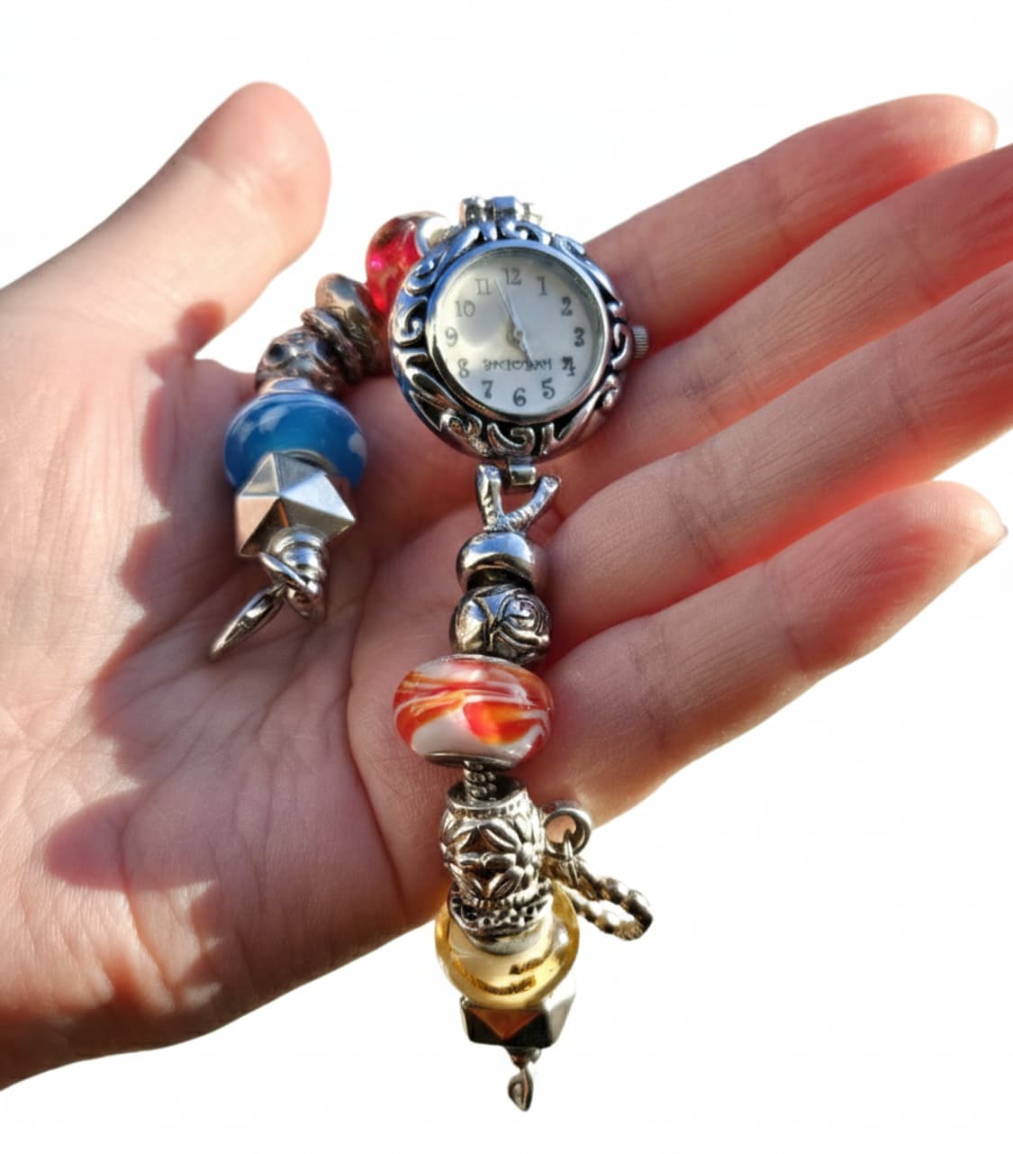 바쵸바치 vintage beads charm bracelet watch 상품이미지1