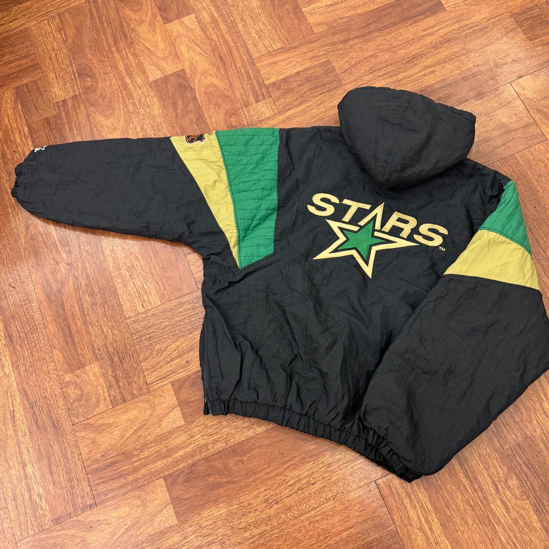 XL(110) 스타터 NHL 댈러스 스타스 올드스쿨 아노락 점퍼 상품이미지3