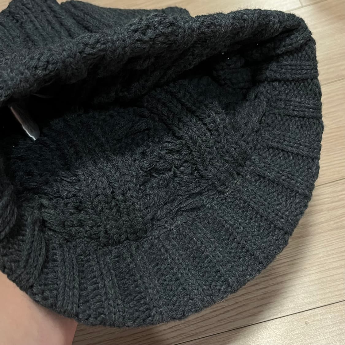 미세키서울 케이블니트 비니 상품이미지3