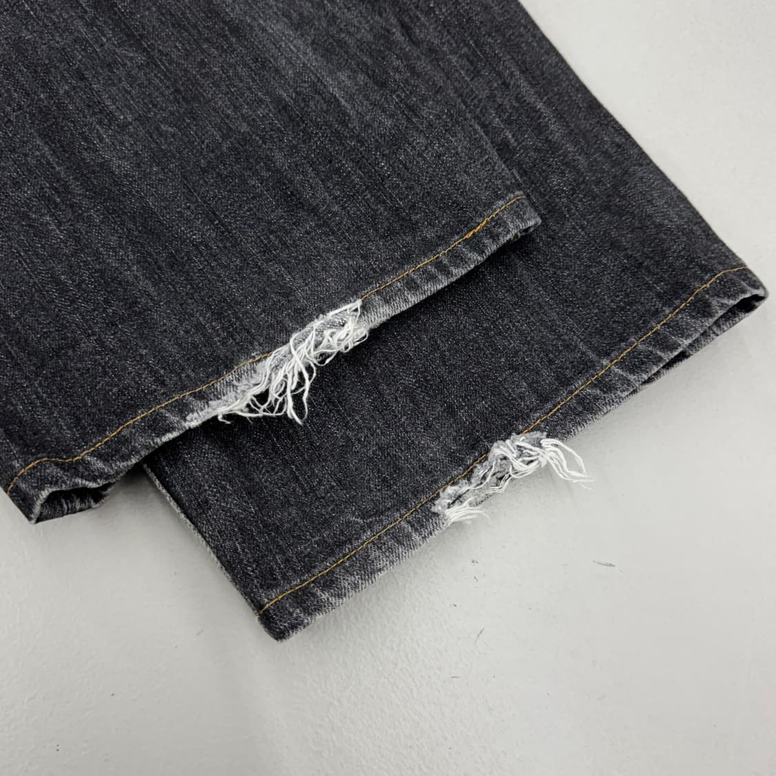 리바이스 00s 제팬 503 흑청 와이드 데님팬츠 상품이미지7