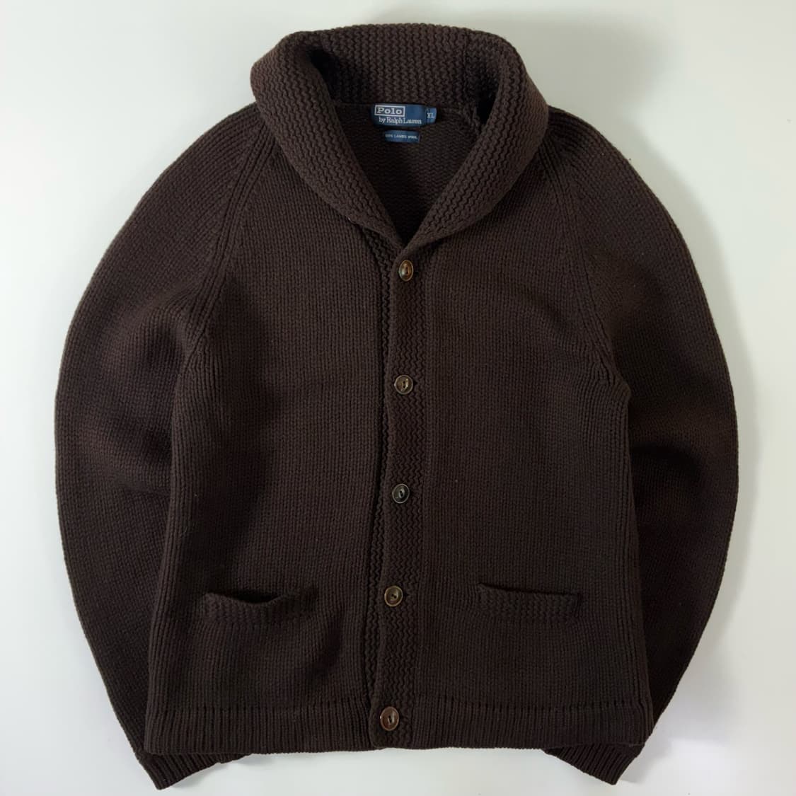 Polo  폴로 랄프로렌 램스울 숄카라 니트 가디건   상품이미지1