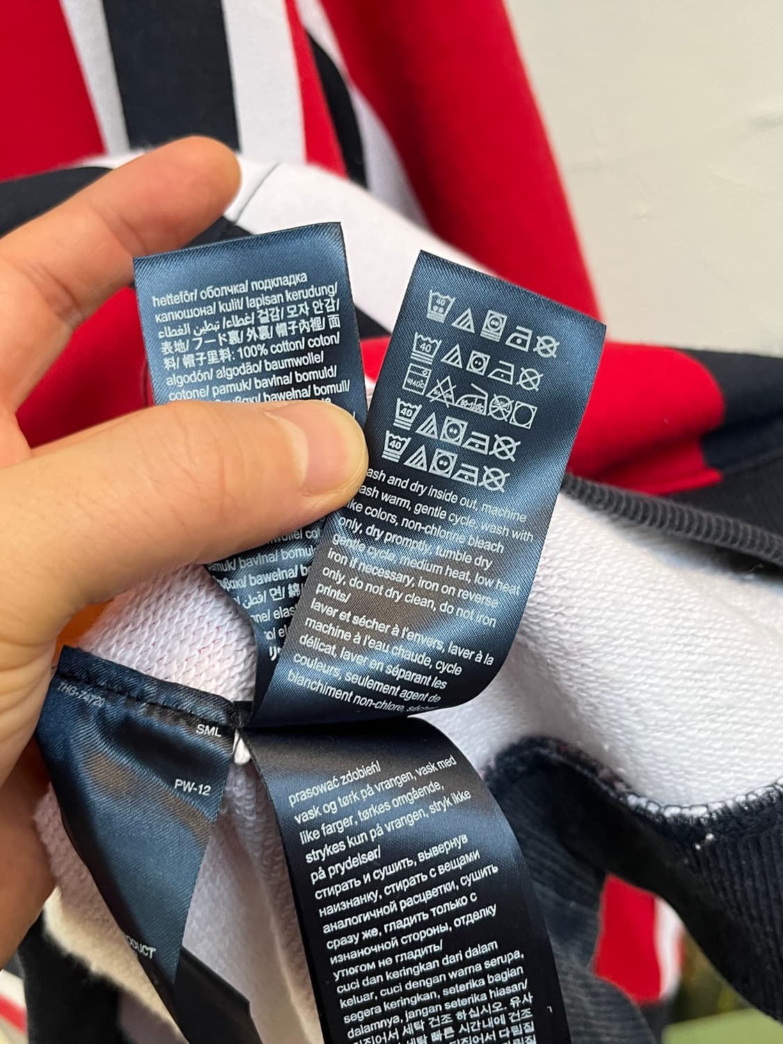 Tommy Jeans 버티컬 스트라이프 후디 S 상품이미지6