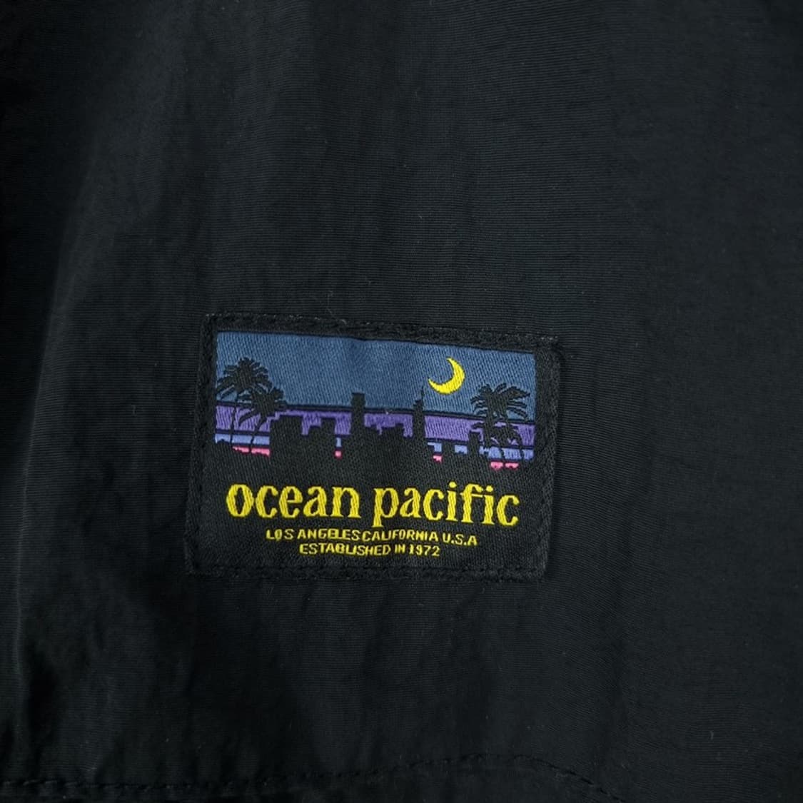 [오션퍼시픽] 로고 패치 투웨이 지퍼 오버핏 바람막이 자켓 M19421 상품이미지5