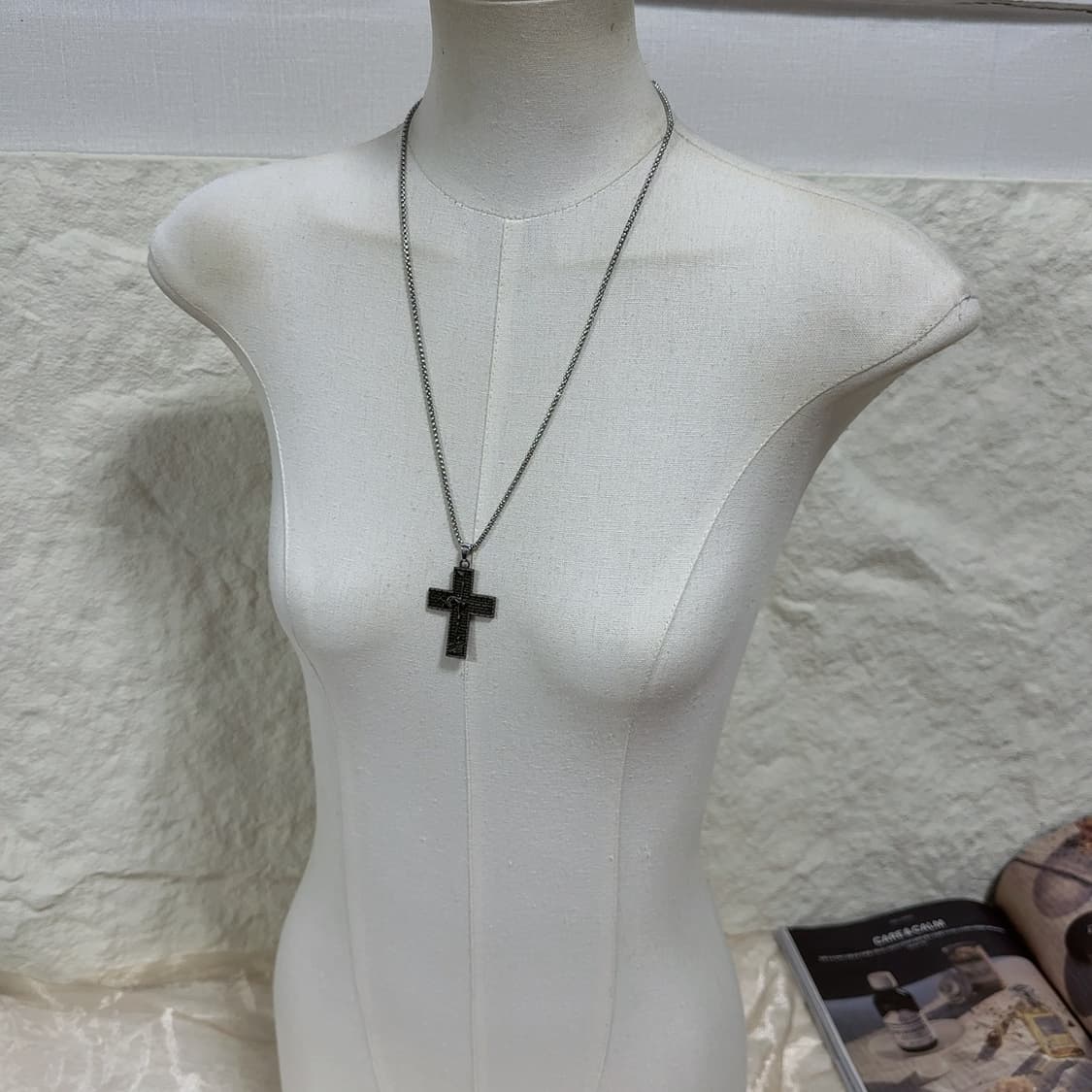 빈티지 십자가 목걸이 상품이미지1