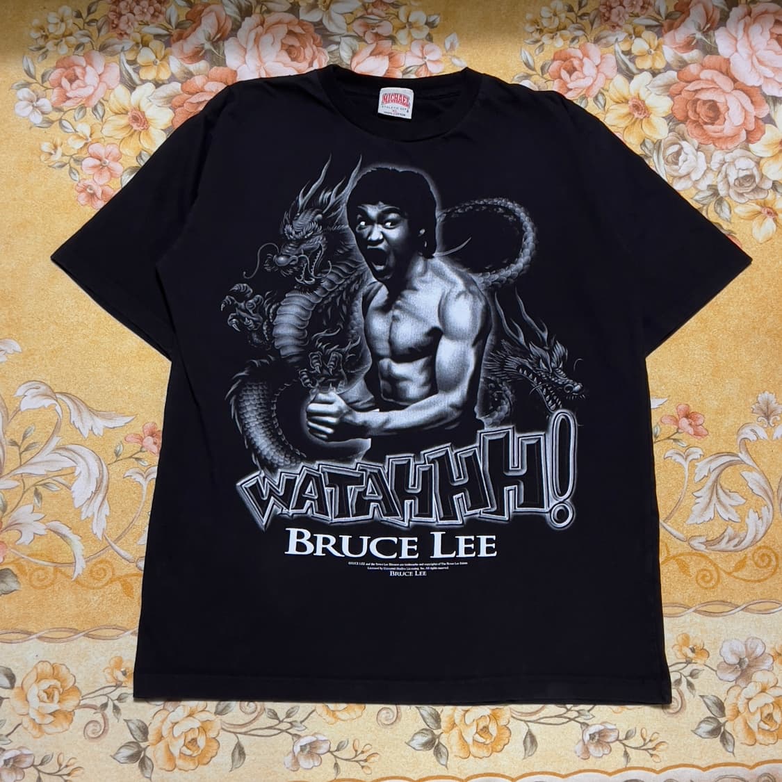 00s Bruce Lee 프린팅 티셔츠 상품이미지1