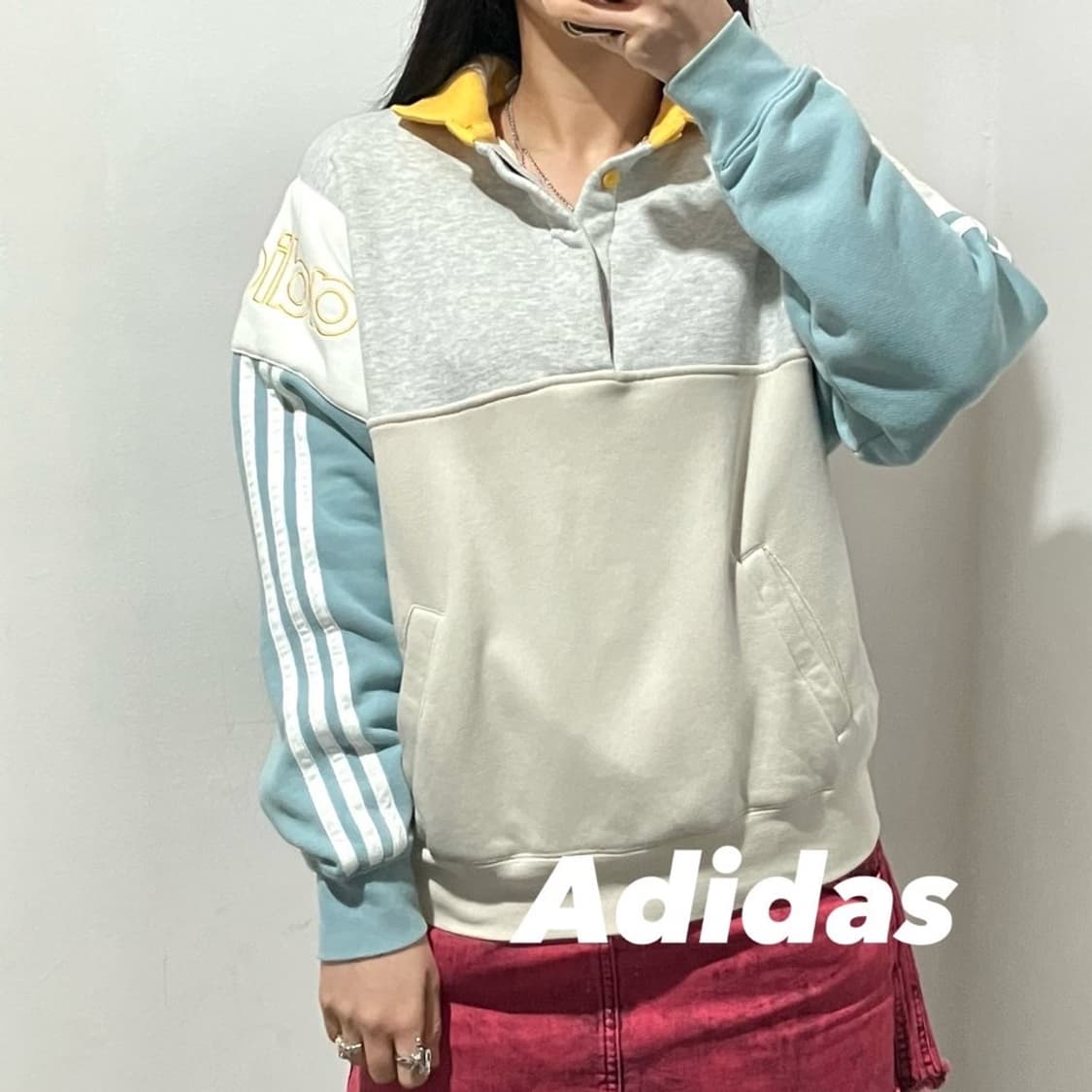 아디다스 y2k 맨투맨 상품이미지1