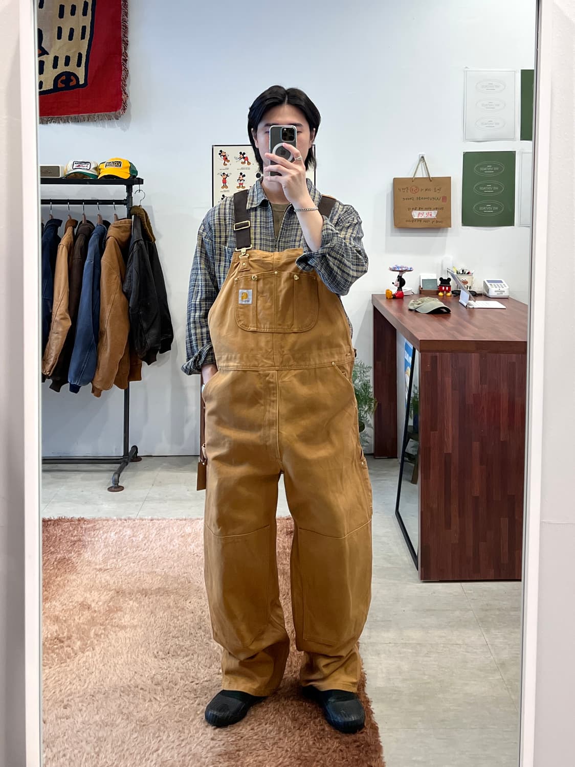 Carhartt 칼하트 Duck Bib 덕 캔버스 카펜터 오버롤 상품이미지2
