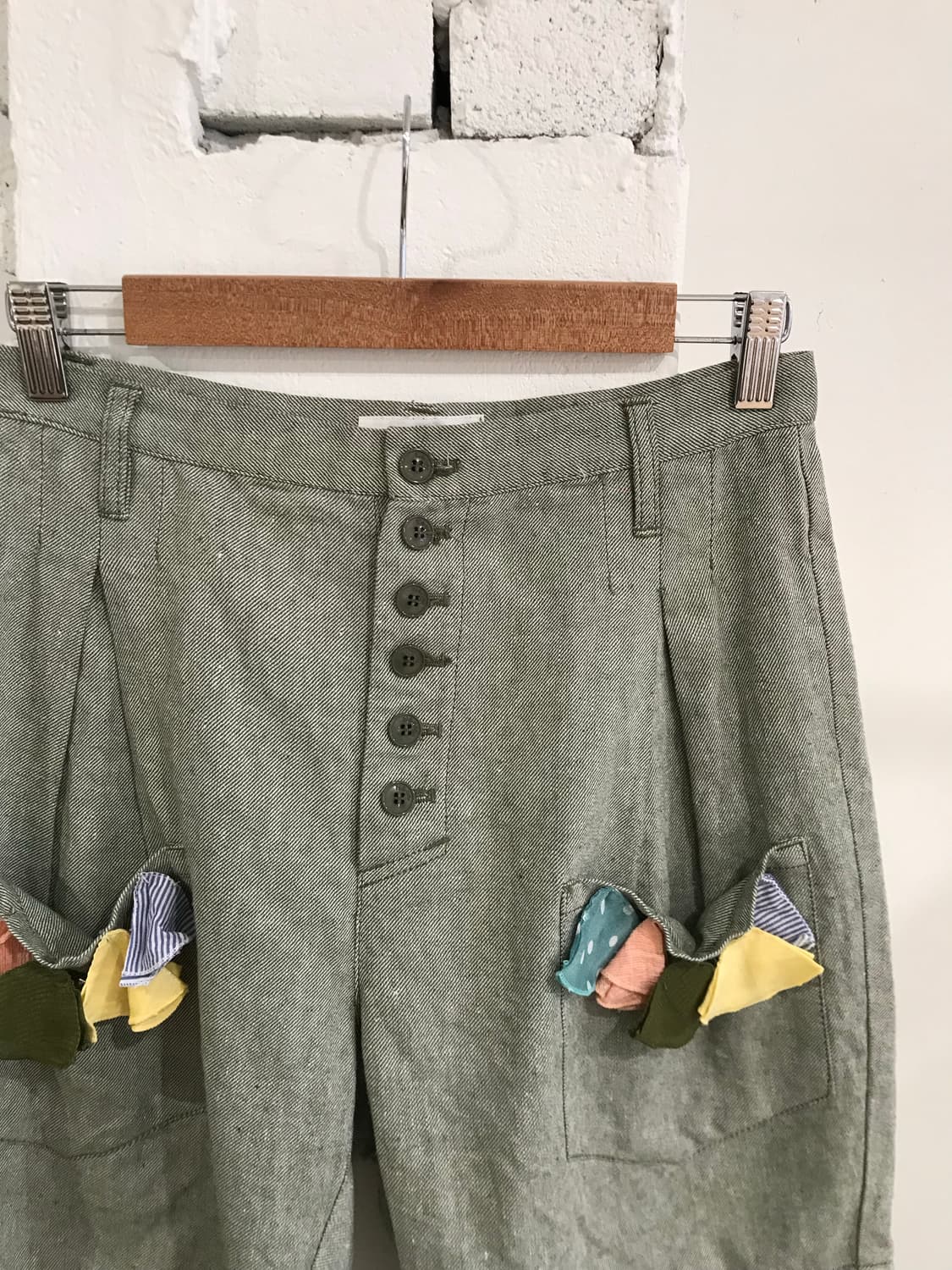 Ne-net button pants 상품이미지2