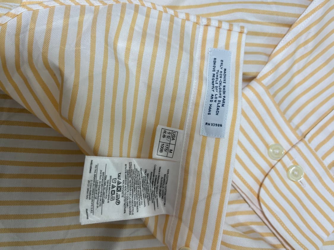 일본판 브룩스브라더스 스트라이프 셔츠 사이즈 100-105 상품이미지5