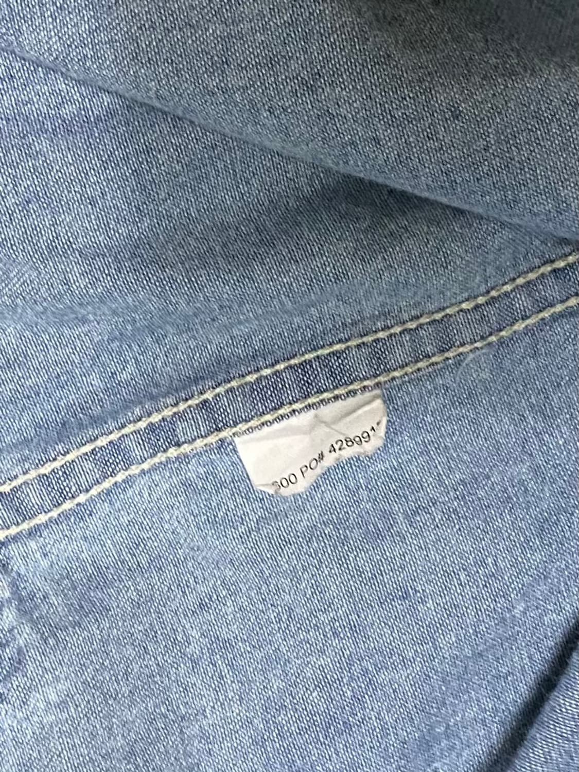 빈티지 오버핏 청 셔츠 아메카지 스트릿 105 상품이미지5