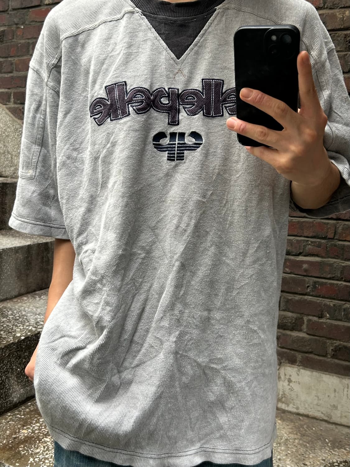 *rare* 빈티지 90s 펠레펠레 레터링 올드스쿨 티셔츠 상품이미지2