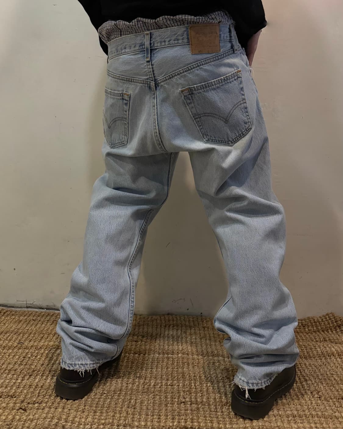90s🇺🇸 LEVIS 501 U.S.A denim scratch je 상품이미지2