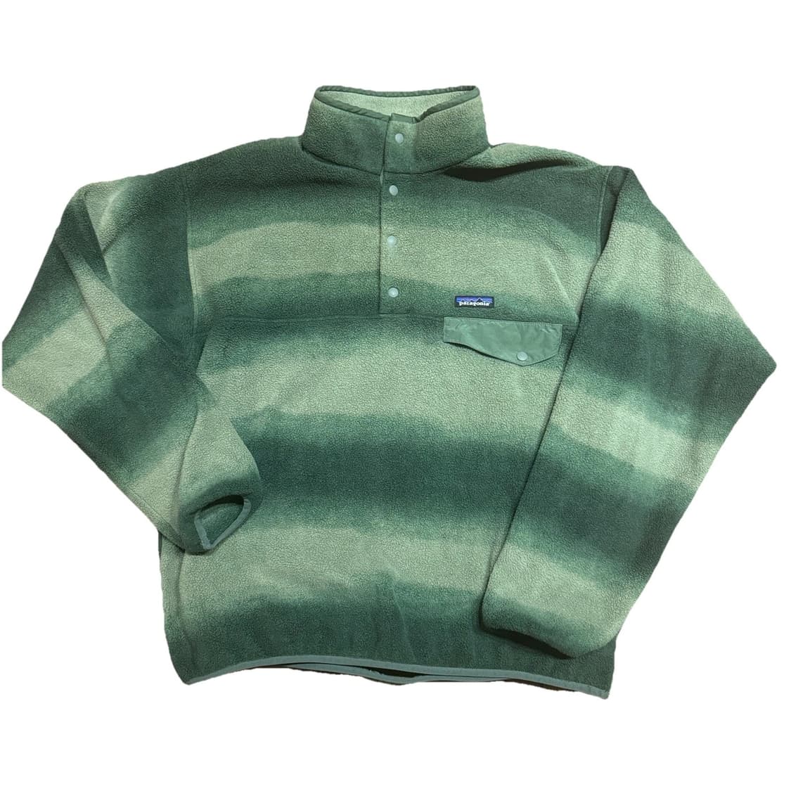 00s 파타고니아 스트라이프 신칠라 스냅-티 플리스 풀오버 상품이미지1