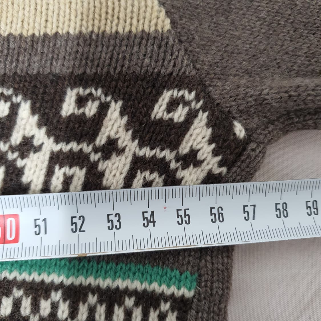 페어아일 에스닉패턴 울니트 하프집업 상품이미지5