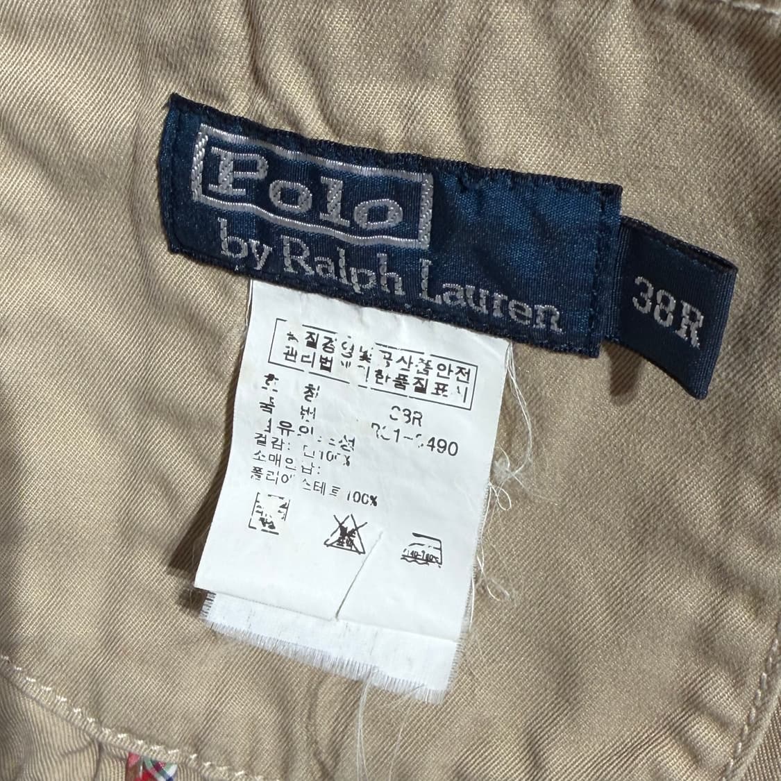 폴로랄프로렌 코튼 치노 자켓 38 M 블레이저 상품이미지2