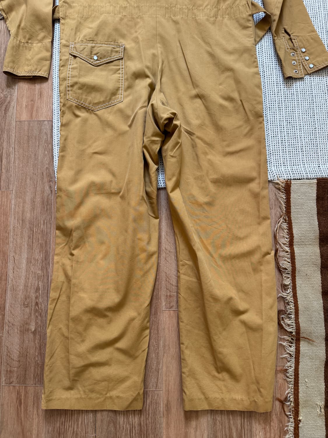 80s 빈티지 웨스턴 셔츠 오버롤 상품이미지6