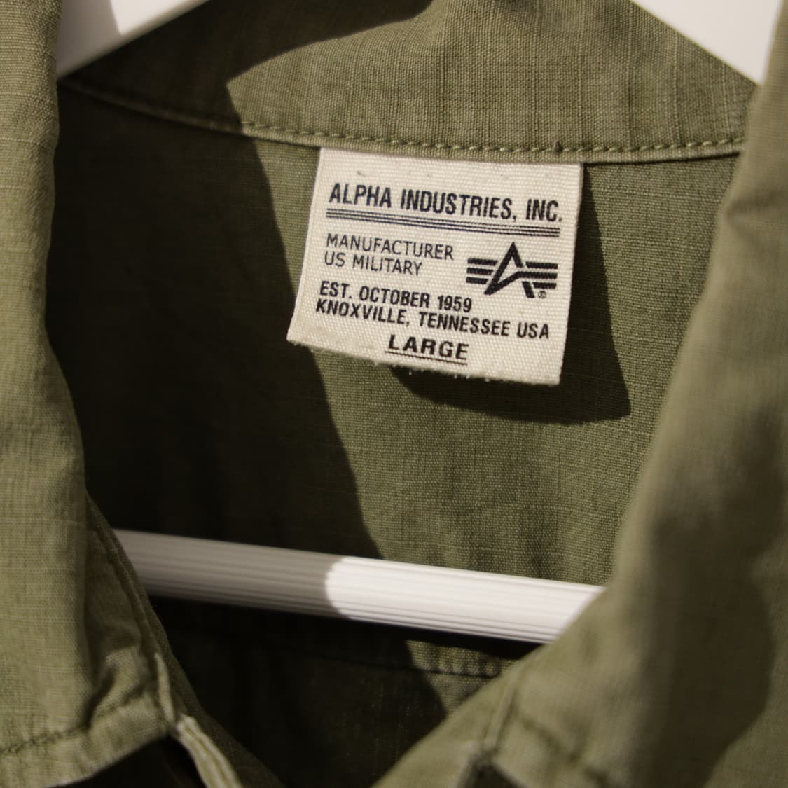 알파인더스트리 코튼 립스탑 퍼티그 셔츠 상품이미지4