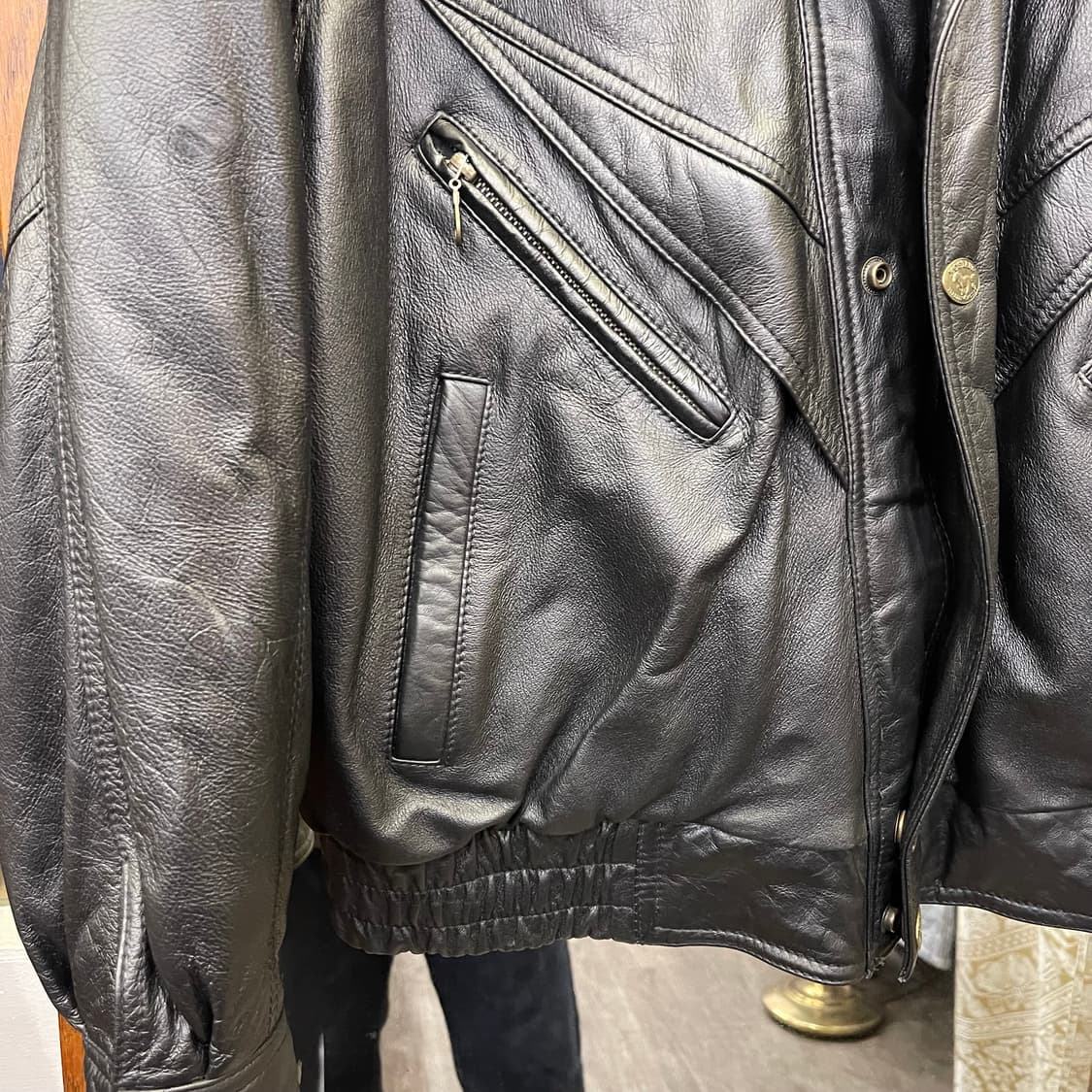90's vintage leather jacket 상품이미지6
