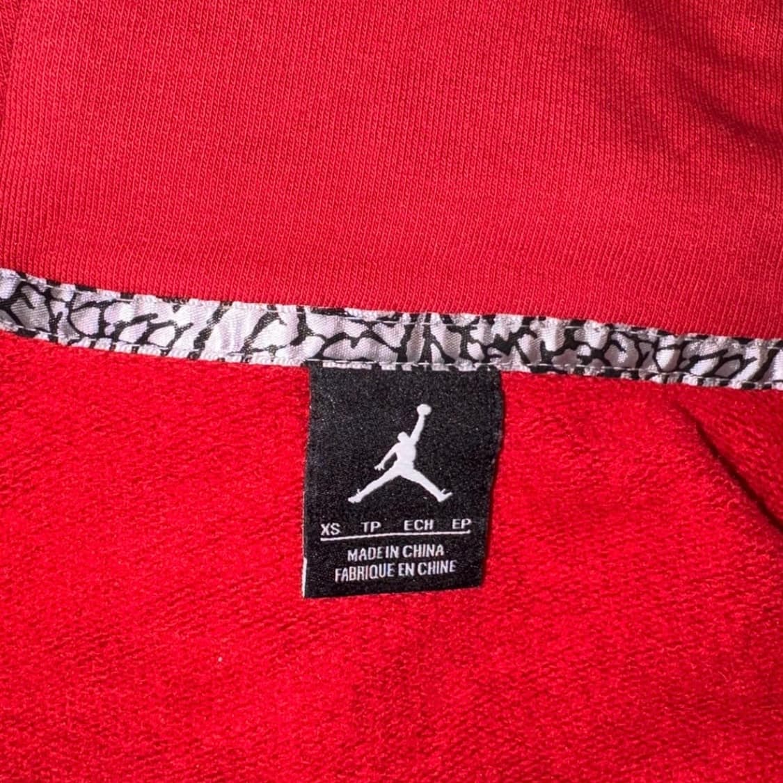 Jordan 조던 기모 아방핏 펑크 후드집업 상품이미지3