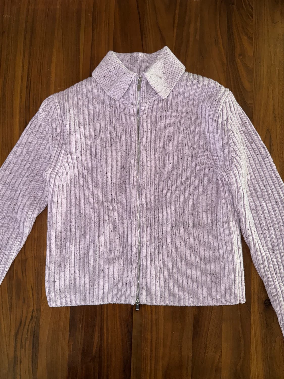 cos 크롭 투웨이 니트 집업 상품이미지1