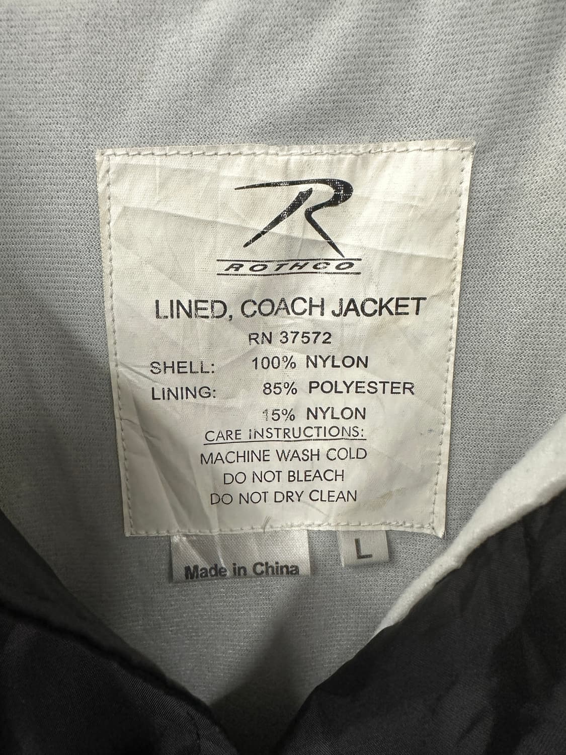 ROTHCO) 로스코 바람막이 코치자켓 L 상품이미지3