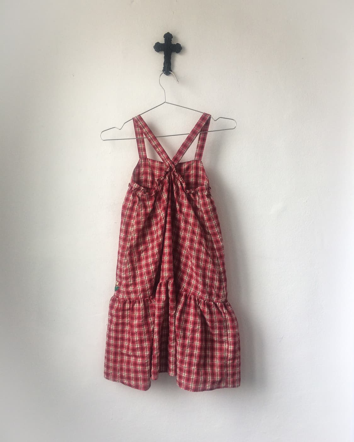 Check pattern sleeveless onepiece 상품이미지5