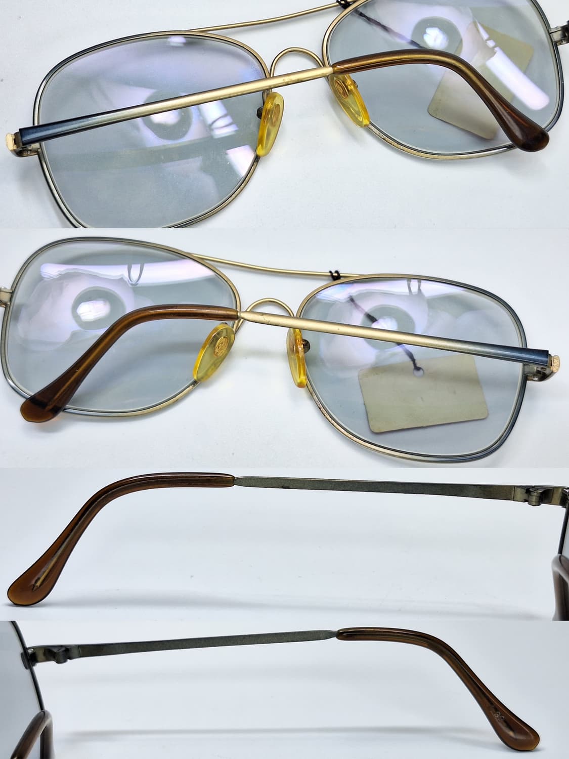 80s 일본제 빈티지 데드스톡 미사용/투브릿지 선글라스 C32 더블브릿지 상품이미지3