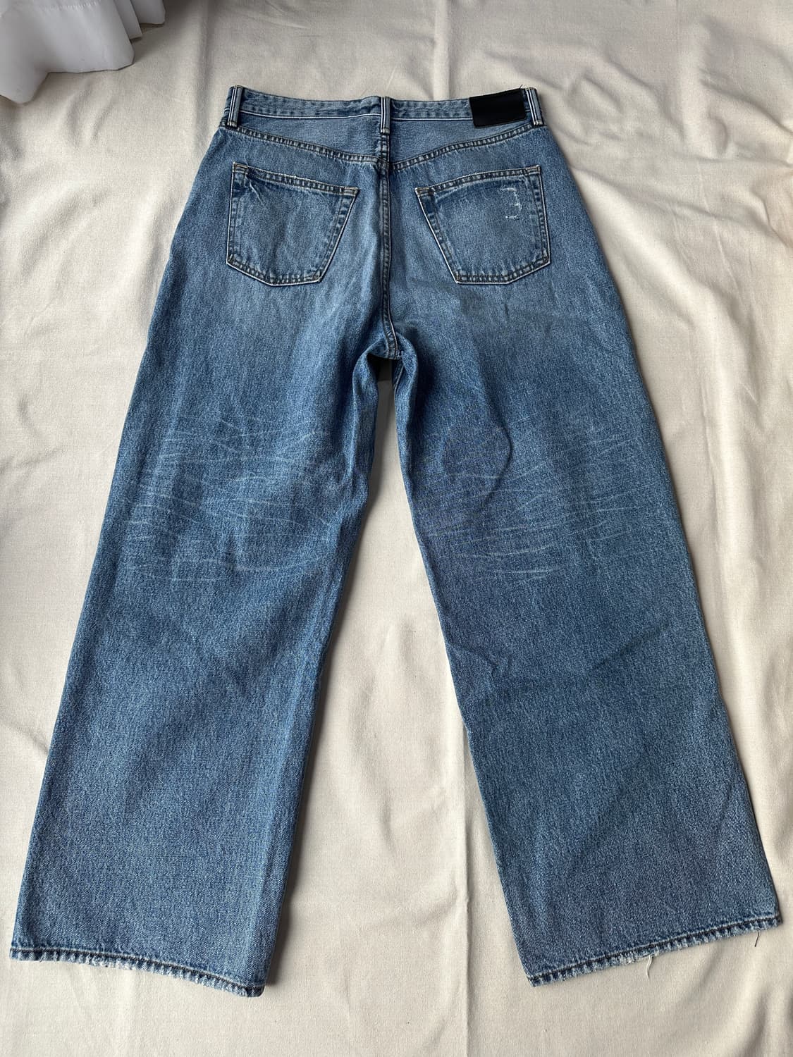 NOEND USA 와이드 디스트로이드 데님팬츠 32 상품이미지7