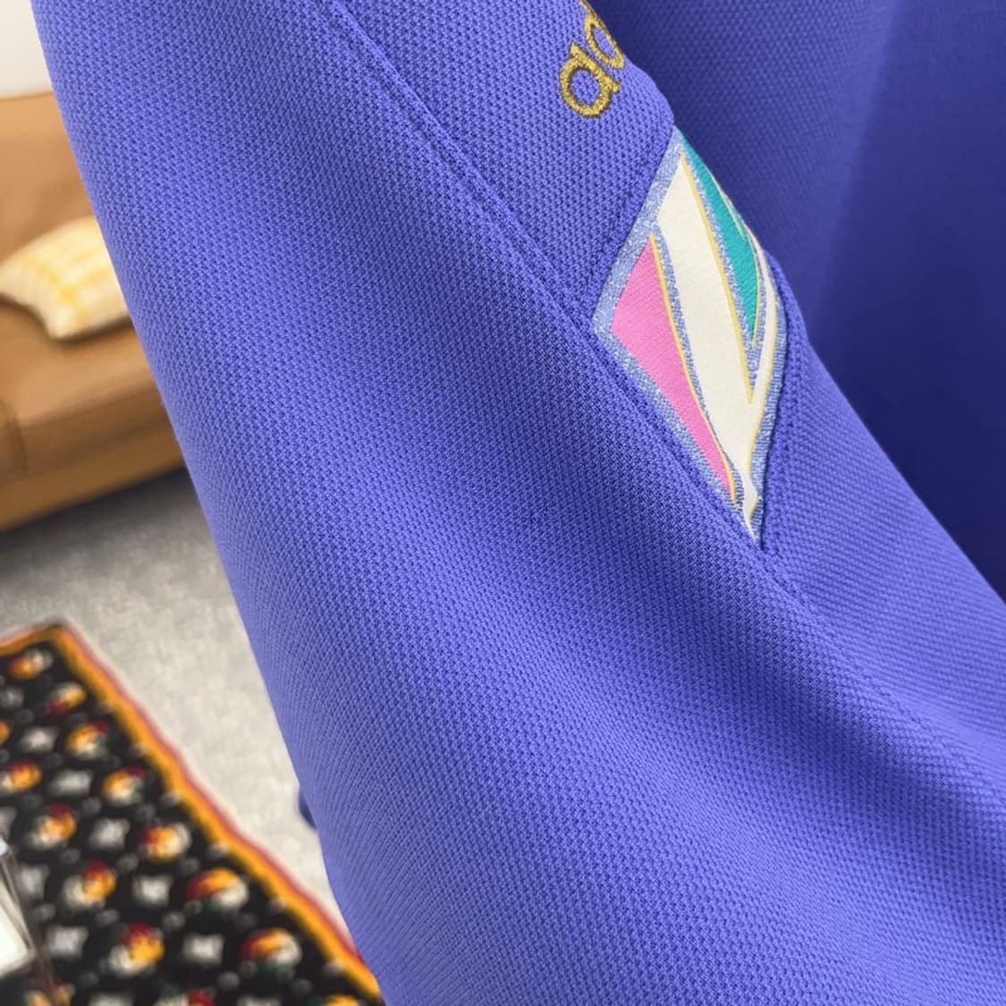 아디다스 재팬 빈티지 레트로 90's 패턴 져지 집업 105 C07785 상품이미지8