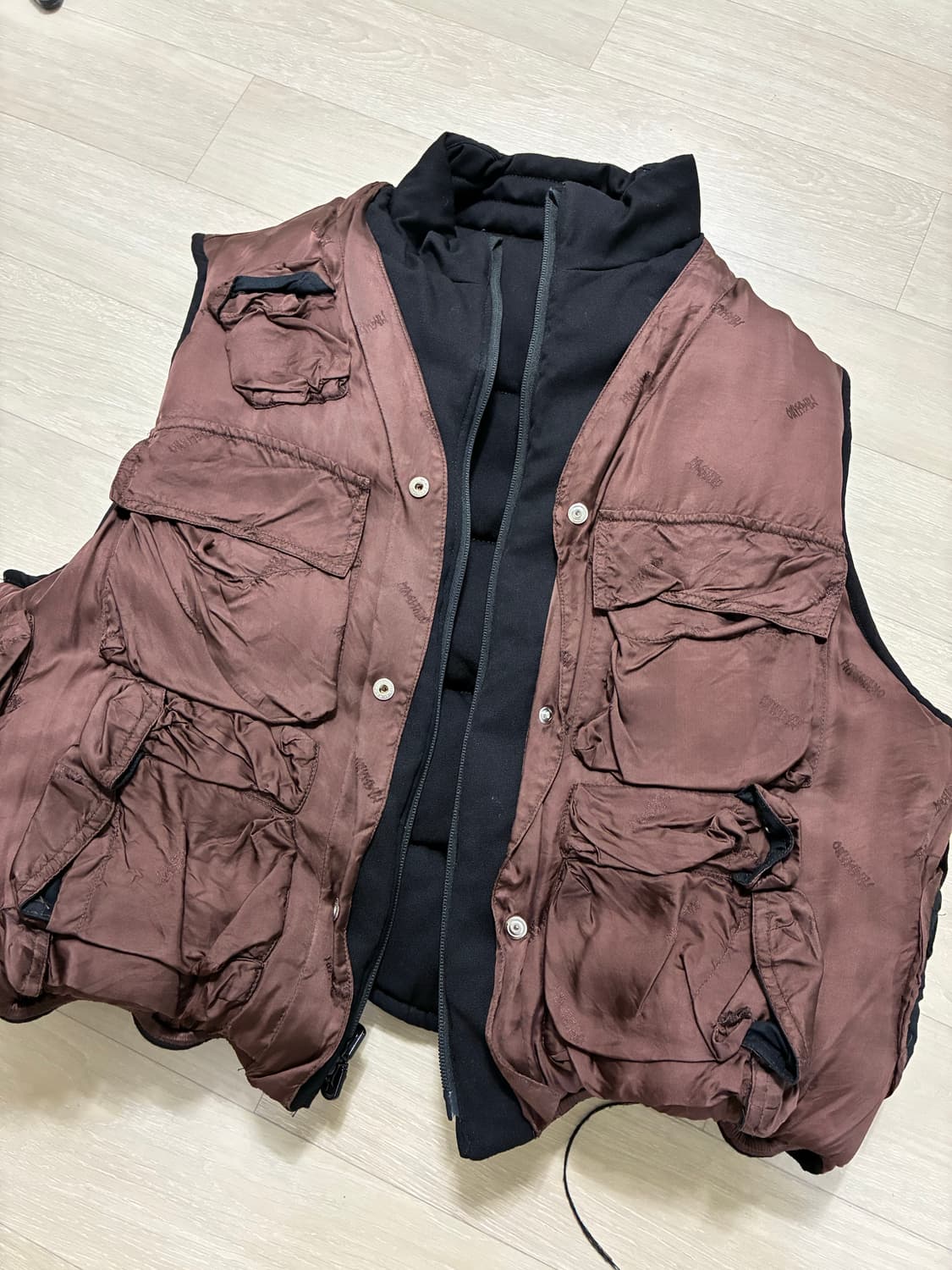 마리아노 리버시블 패딩 베스트 상품이미지2