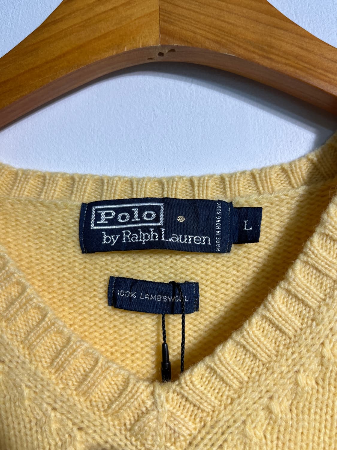 Polo Lambs wool 100% 폴로 램스울100% 베스트L 상품이미지9
