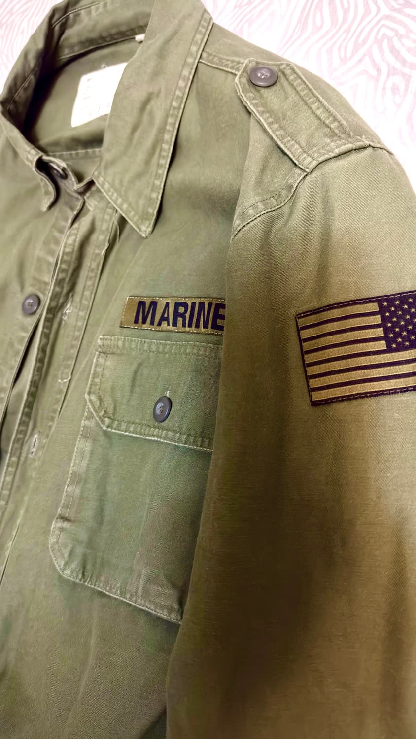 빈티지 US Marine 필드 셔츠 상품이미지3