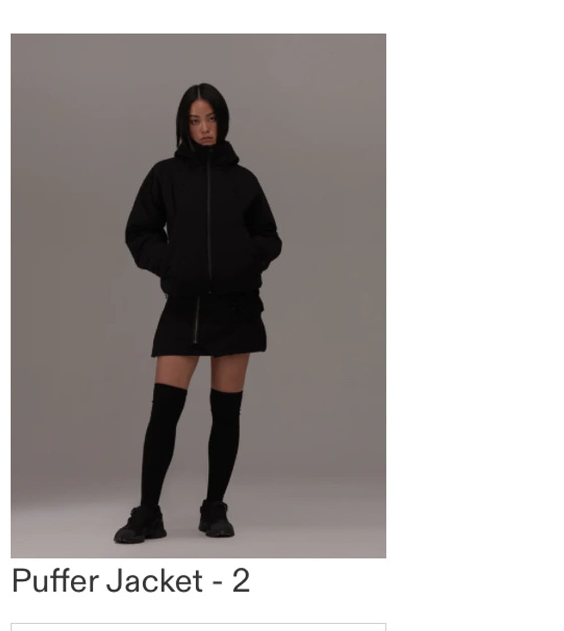 hyeinseo puffer black 2size 상품이미지2