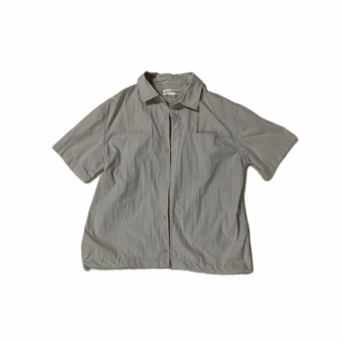 라퍼지스토어 와이드 스프링 하프 셔츠 샌드그레이 상품이미지1