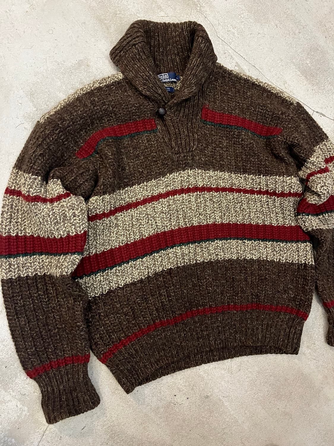 빈티지 폴로 스웨터 상품이미지1