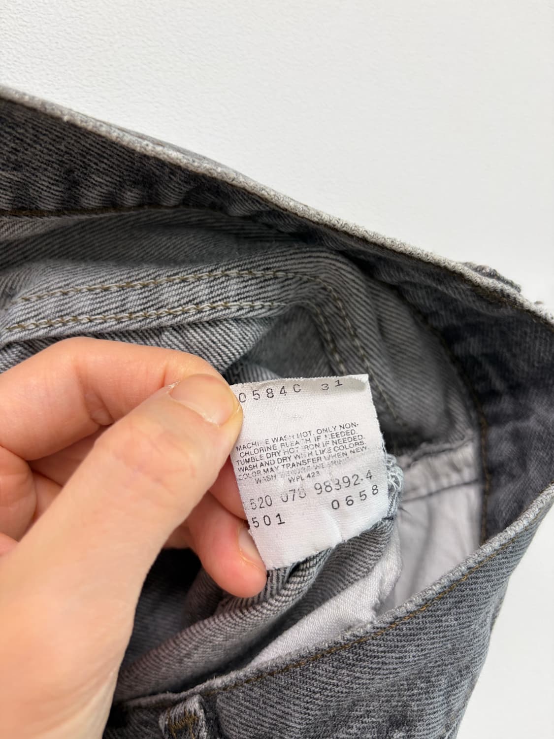 리바이스 501 데님팬츠 (28inch) 상품이미지7