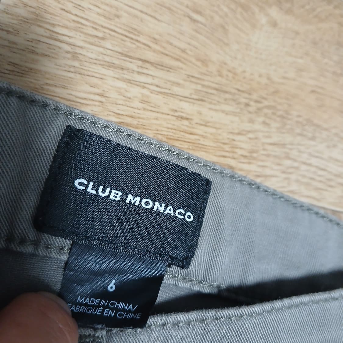 클럽모나코 여성28 인치 면 스판바지 상품이미지5