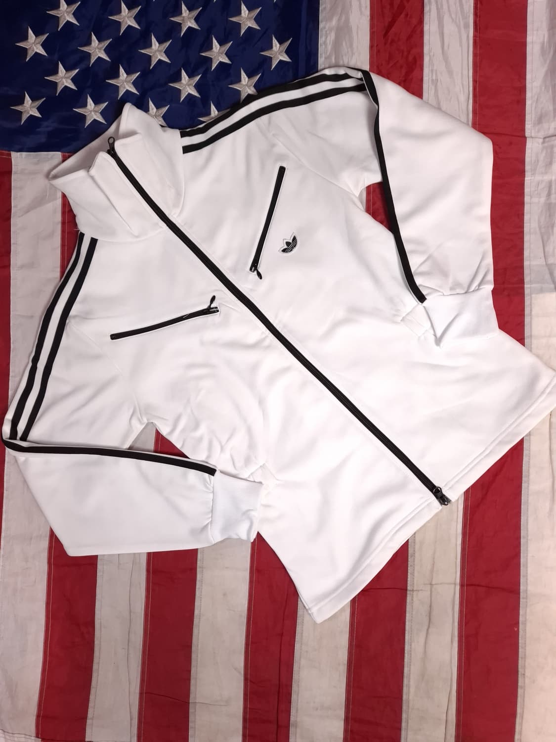 새제품 오리지날 아디다스 산레모 굿이어 화이트 져지 상품이미지1