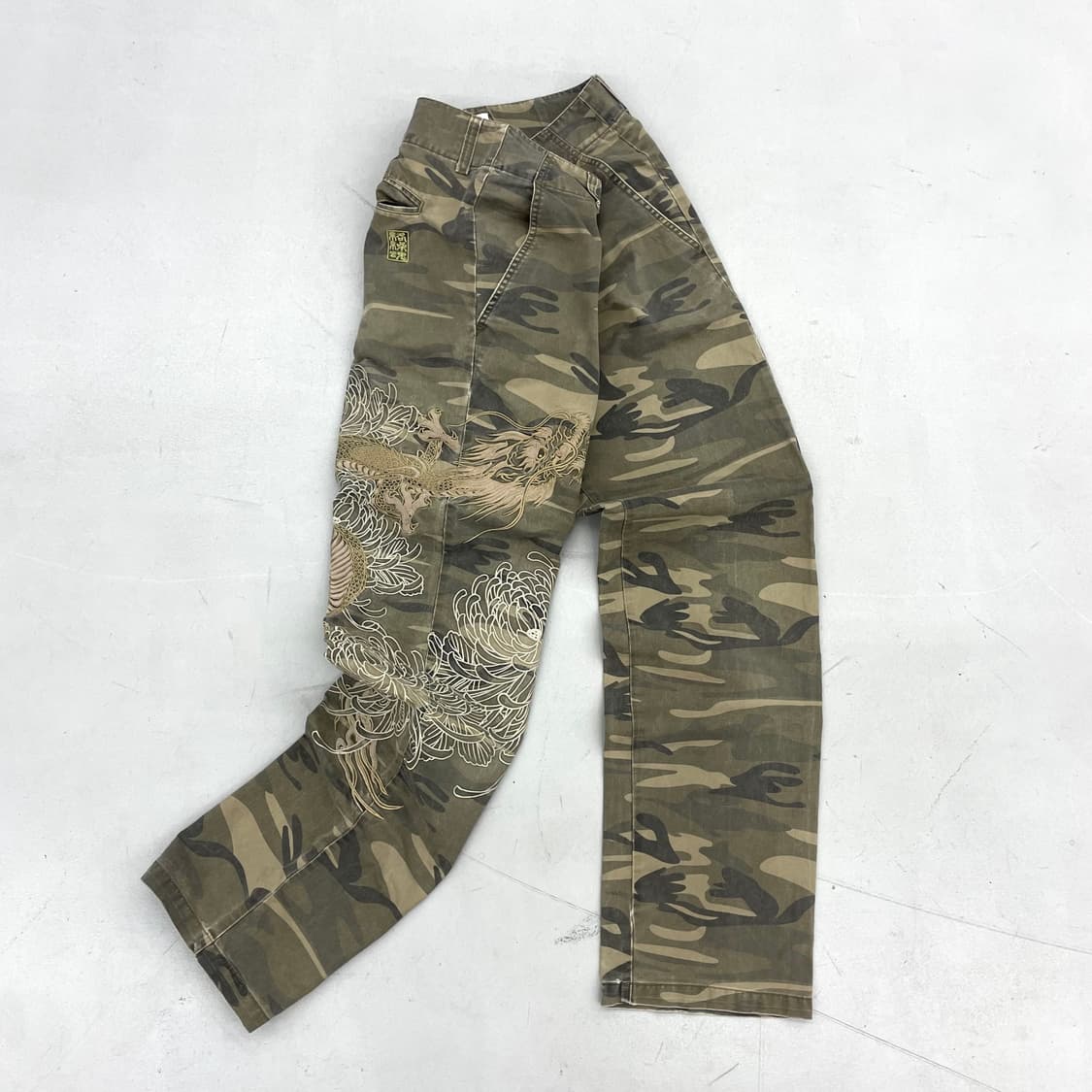 카라쿠리 타마시 드래곤 용자수 카모 오리엔탈 팬츠 상품이미지1