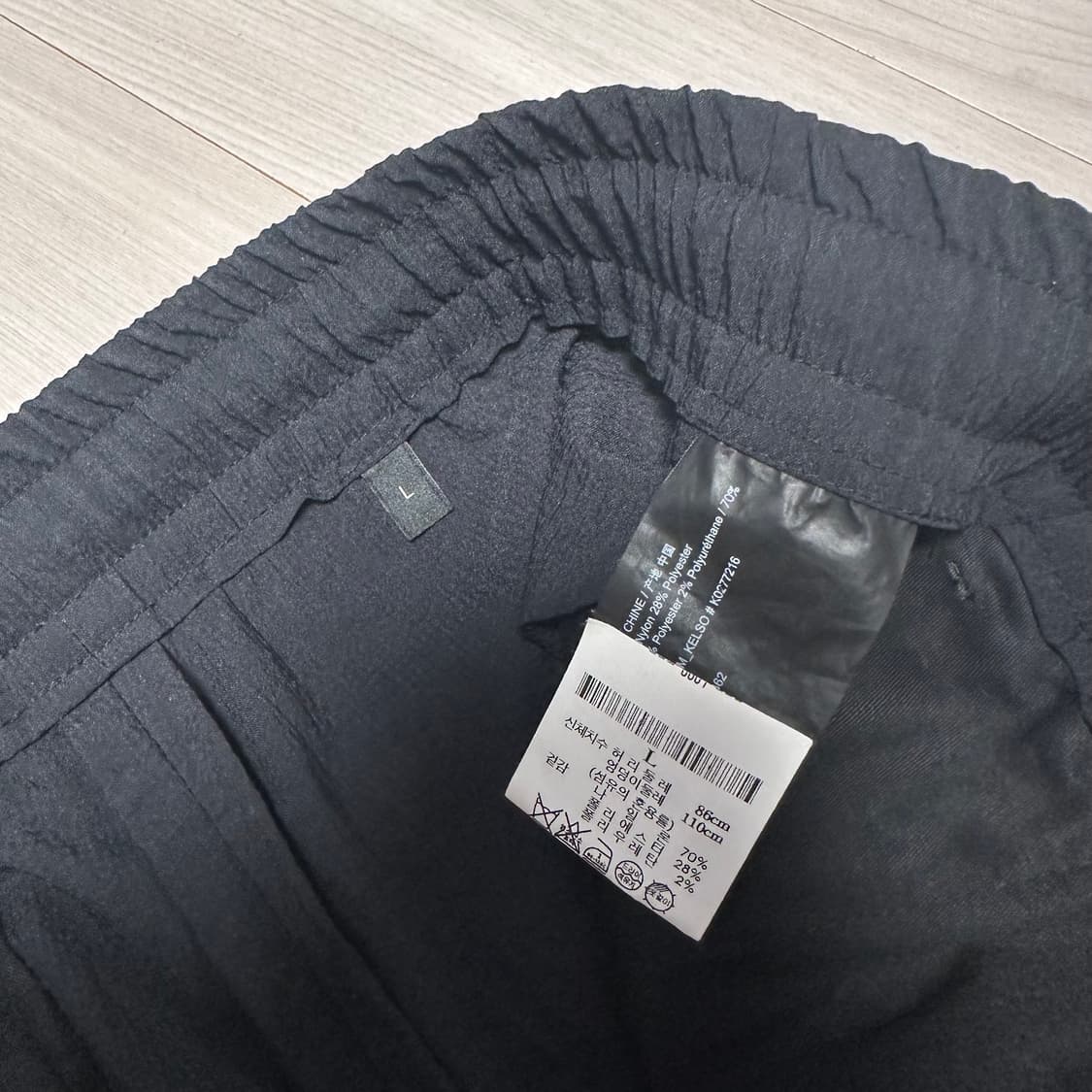 띠어리 켈소 팬츠 셋업 바지 L사이즈 블랙컬러 상품이미지7