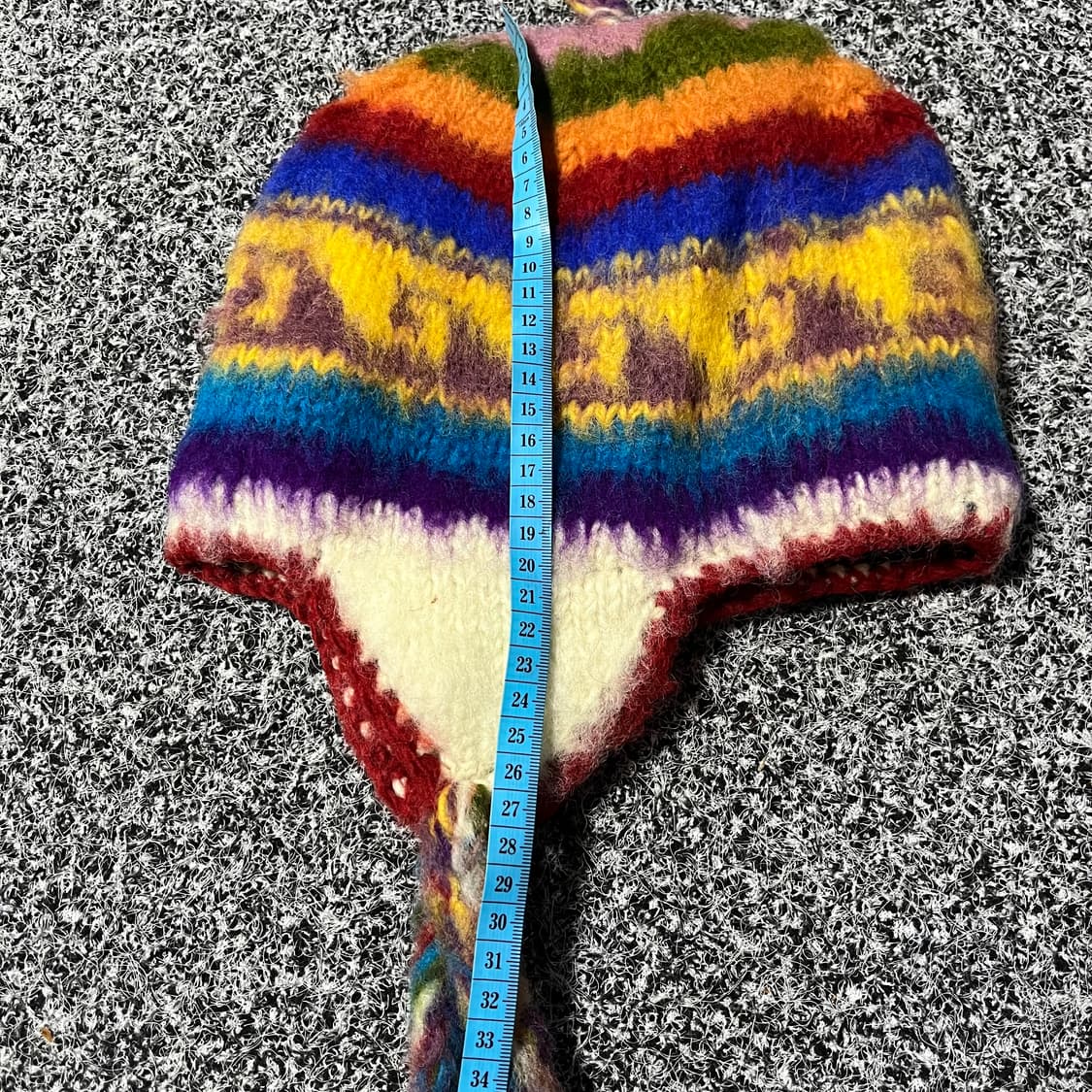 빈티지 핸드메이드 네팔 귀도리 비니 상품이미지6