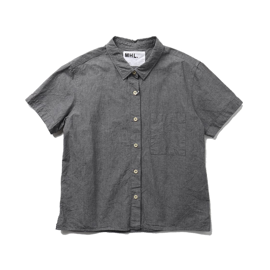  MHL. Yarn Dyed Cotton Linen S/S Shirt 상품이미지1