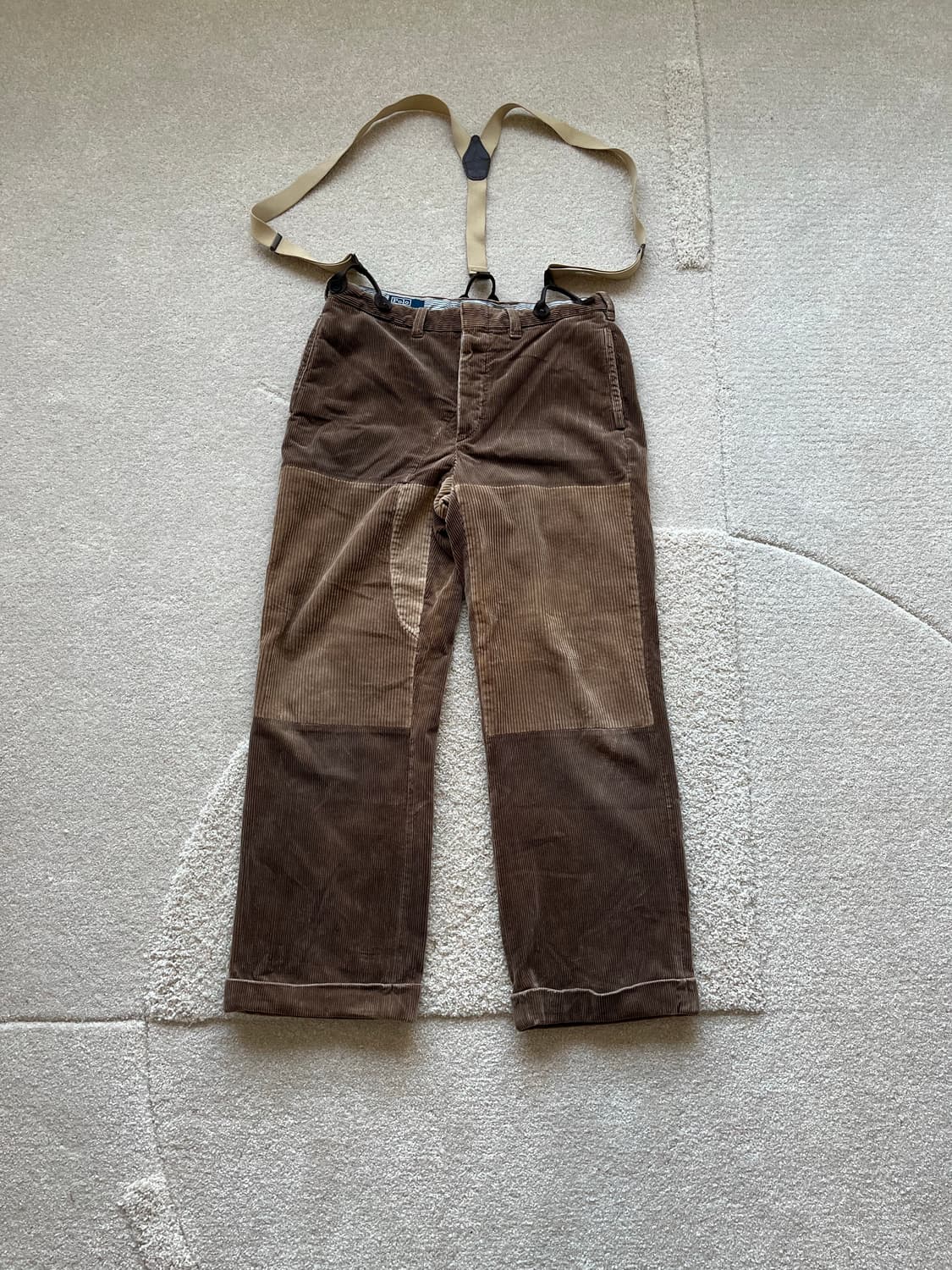 폴로 패치워크 코듀로이 서스펜더 팬츠 (31-34) 상품이미지2