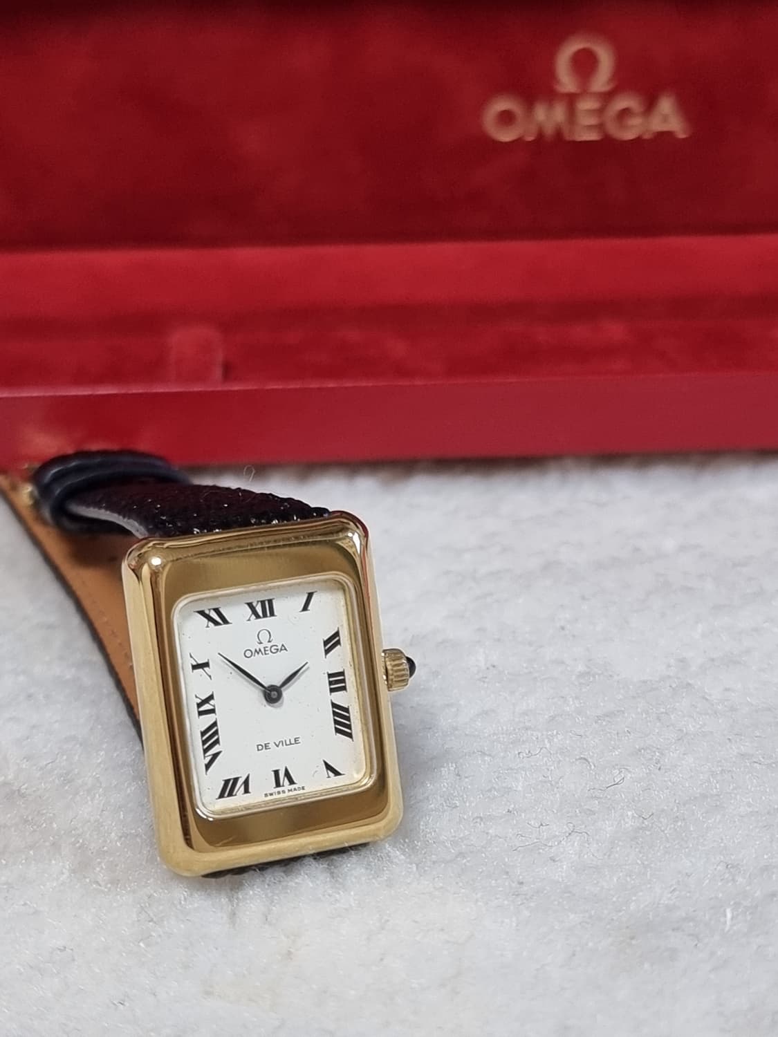 [레어] 오메가 드빌 탱크 골드 핸드와인딩 남여공용 시계 상품이미지3