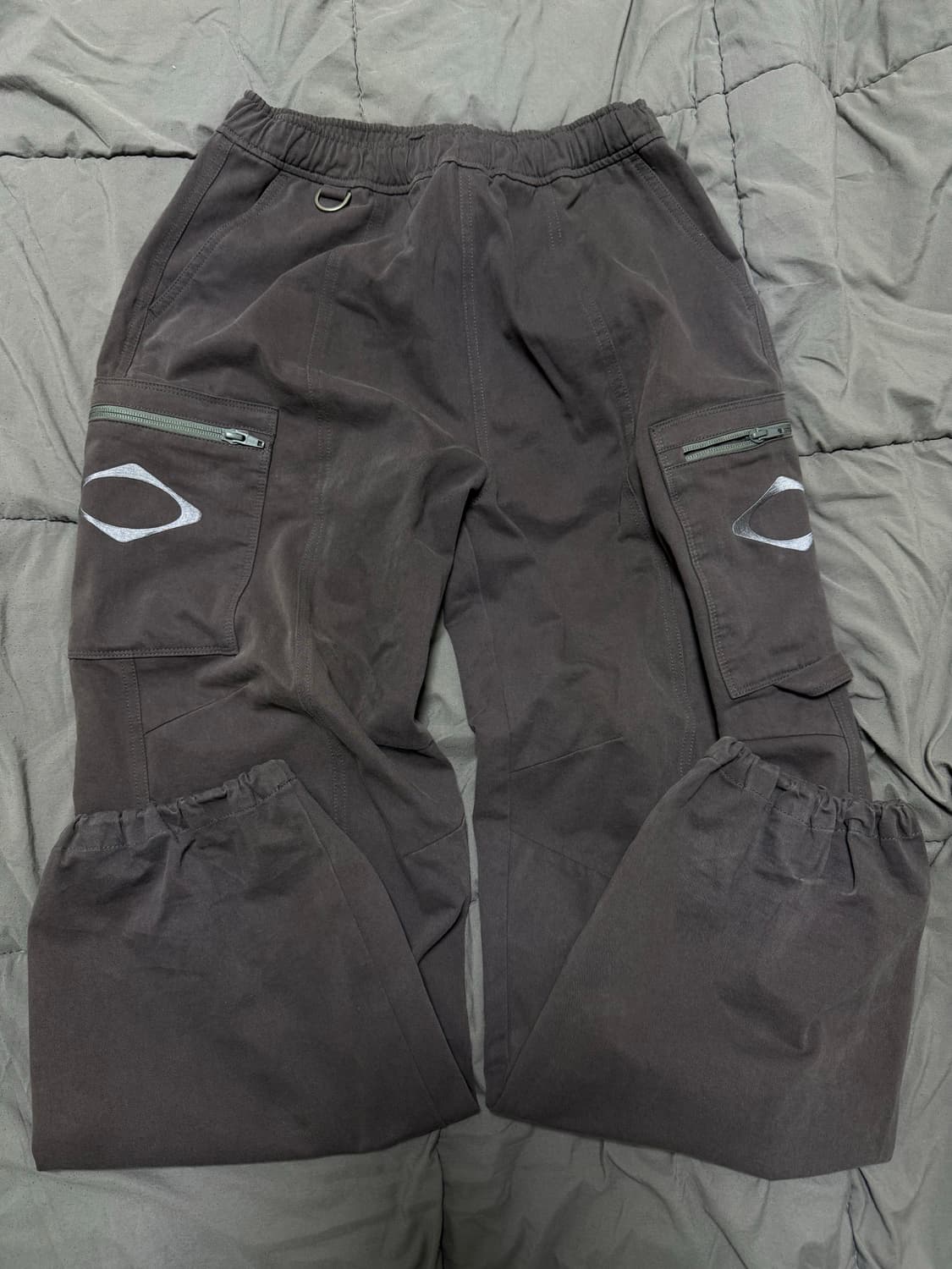 미스치프 드로우스트링 팬츠 퍼플 브라운 S 팝니다 상품이미지2