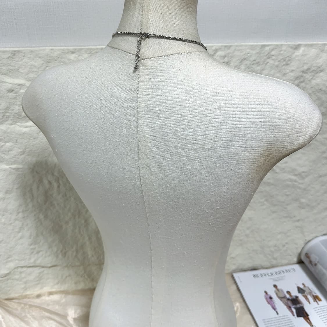 빈티지 피스 심볼 박스체인 목걸이 상품이미지3