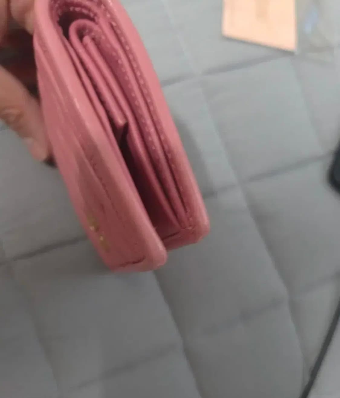 미우미우 마테라쎄 지갑 핑크 상품이미지3
