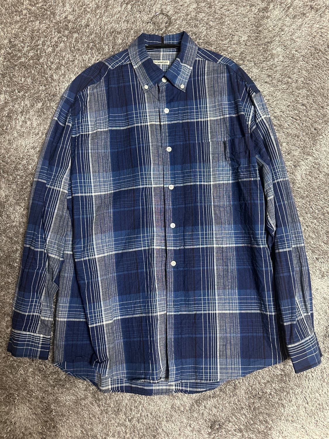 슬릭앤이지 슬릭 체크 셔츠 1 사이즈 상품이미지3