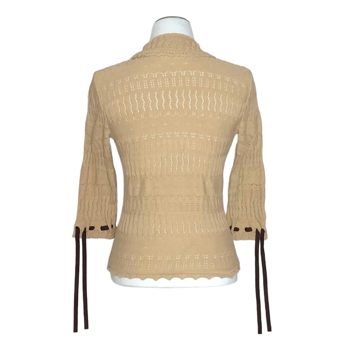 Knit Digo Ribbon cardigan 상품이미지3